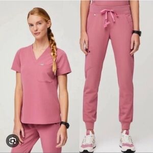 Figs Quartz XS set - Catarina top and Zamora Joggers